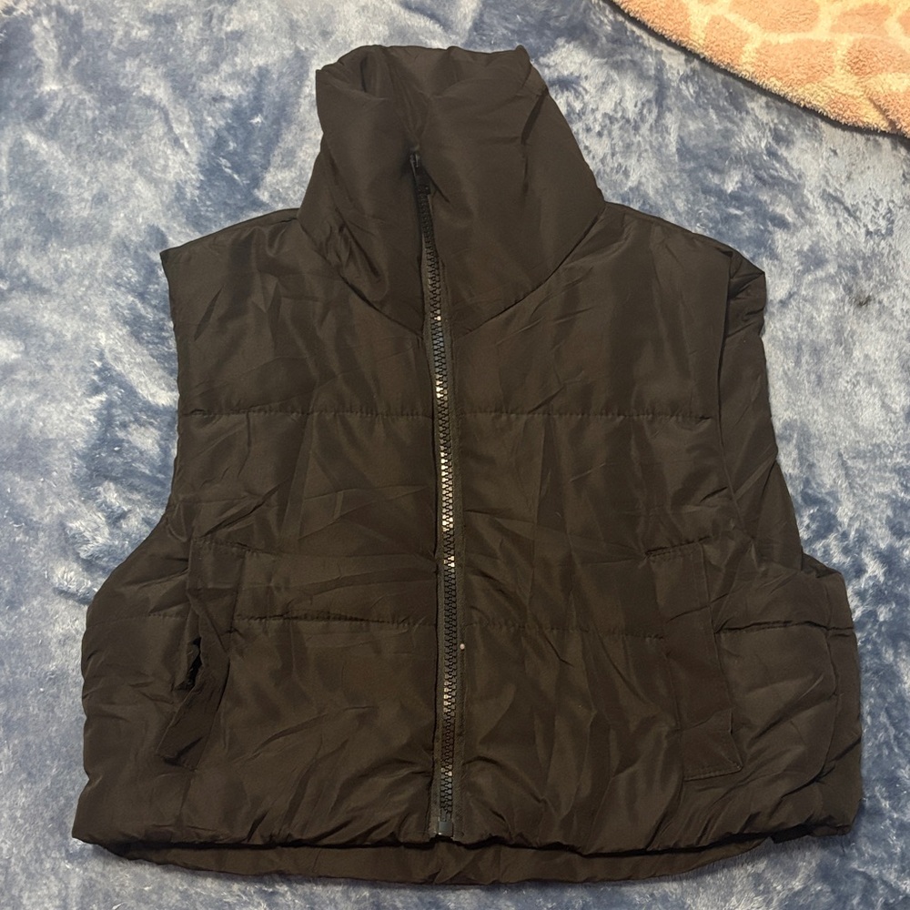 Black Puffer Vest